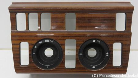 A1246832708 1246832708 W124 C124 S124 Zebrano houtpaneel verwarmingsschakelaar