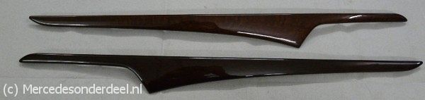 Zebrano hout inleg achterdeur links rechts